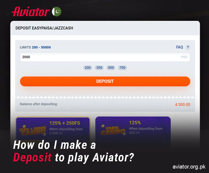 Deposit to Aviator game - detailed guide