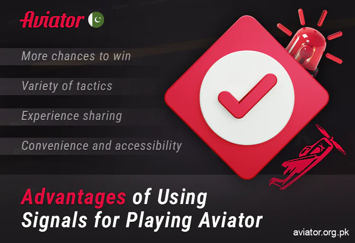 Pros of Signals for online Aviator in Pakistan