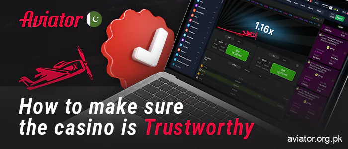 Trust in relation to online casinos with Aviator