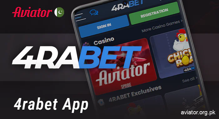 Download the 4rabet app to play Aviator