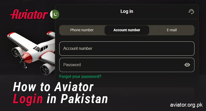 Authorization process in the casino for the Aviator game