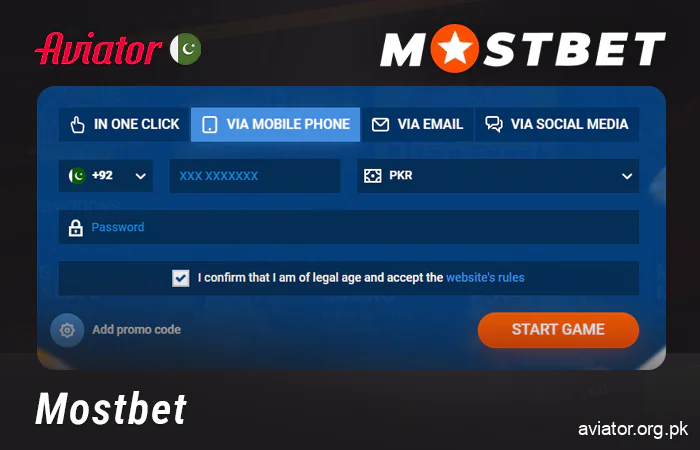 Bonuses for registration at Mostbet casino for playing Aviator