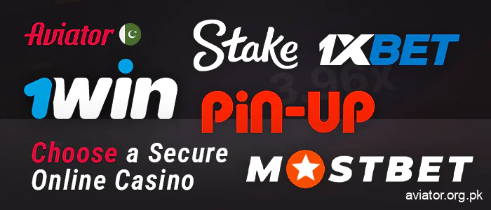 Make your choice of online casino to play at Aviator