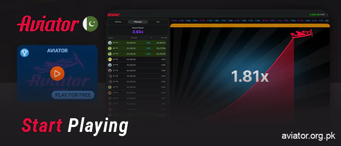 Make a deposit and start playing Aviator for real money